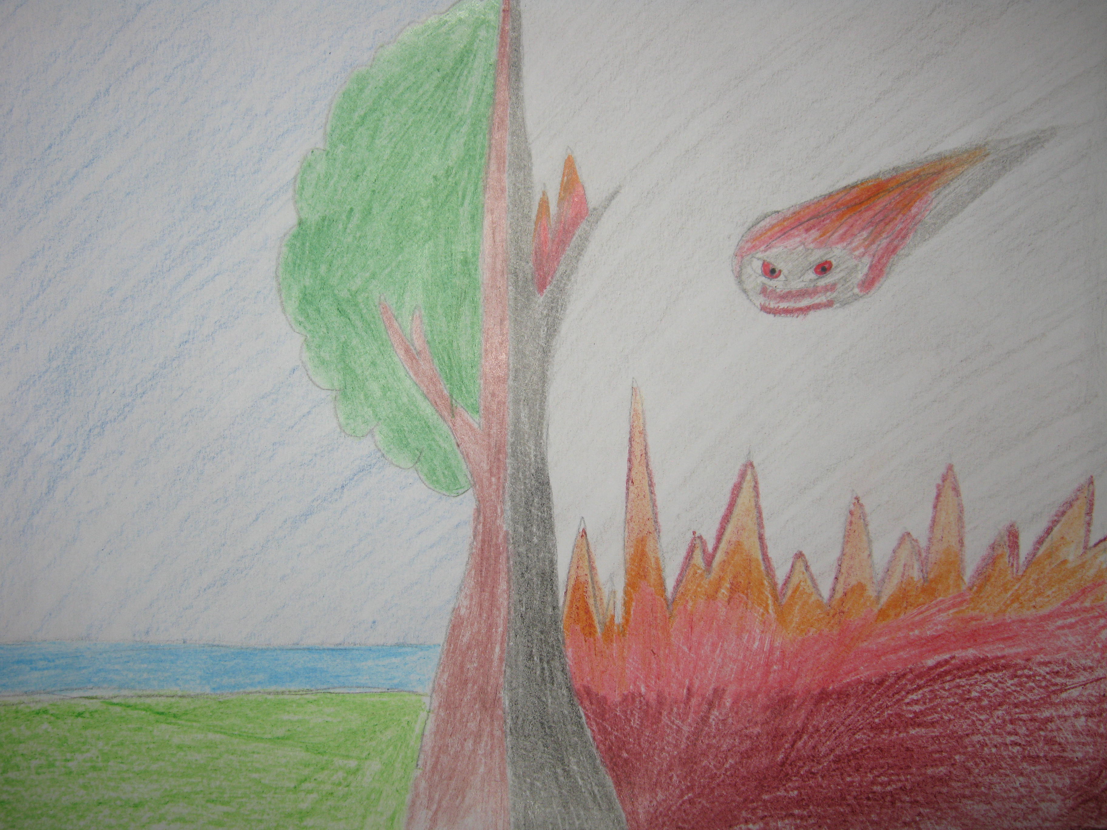 Берегись огня детские рисунки